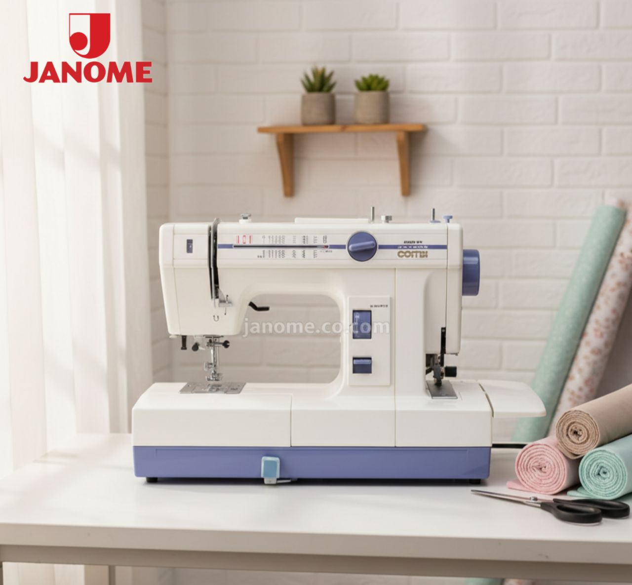 چرخ خیاطی و گلدوزی ژانومه استوک ژاپن  مدل 2200